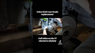 Volvo XC40 rear brake replacement Full video on the channel [upl. by Kresic]