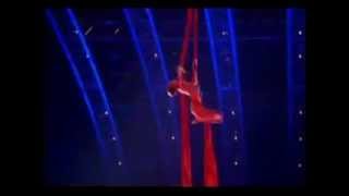 Cirque Du Soleil Quidam Aerial Contortion in Silk simosimo2000 [upl. by Lorrie662]