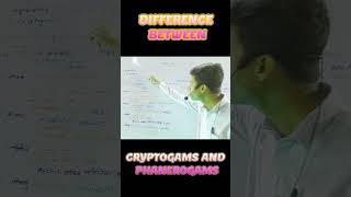 DIFFERENCE BETWEEN CRYPTOGAMS AND PHANEROGAMS [upl. by Dnomse]