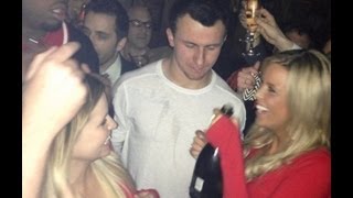 Johnny Manziel thrown out of UT frat party [upl. by Fein]