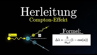 Der ComptonEffekt  Herleitung der Formel Physik [upl. by Conners]