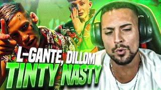 MUY GEDEE REACCIÓN a TINTY NASTY  LGante Dillom 🍷 [upl. by Nyahs663]