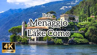 Menaggio One of the Best Town of LAKE COMO 🇮🇹  4K Walking Tour [upl. by Aglo]