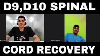 D9D10 SPINAL CORD RECOVERY  spinalcord spinalcordinjury recovery spine [upl. by Harrow817]