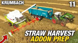 BUILDING THE PALLET HALL STRAW HARVEST ADDON  Krumbach  Farming Simulator 22  Episode 11 [upl. by Helga]