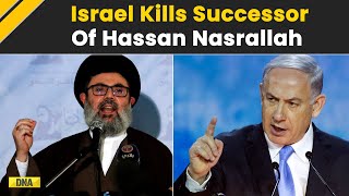 Big Blow To Hezbollah Israel Kills Hassan Nasrallahs Likely Successor Hashem Safieddine [upl. by Laehpar]