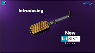 Vega L1 Hair Straightener Brush Effortless Styling for Shiny Smooth Hair 🔥 [upl. by Deering]