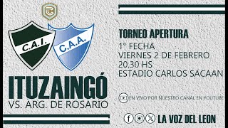 ITUZAINGÓ vs ARG DE ROSARIO EN VIVO  Primera C Torneo Apertura 2024 [upl. by Courtland]