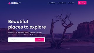 How To Make Website Using HTML And CSS  Create Website Header Design [upl. by Pettifer]