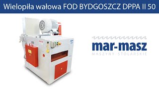 Wielopiła wałowa marki FOD BYDGOSZCZ DPPA II 50  MarMasz  Woodworking Machines [upl. by Gnik]