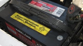 Ford Explorer battery replacement by Froggy [upl. by Htenywg]