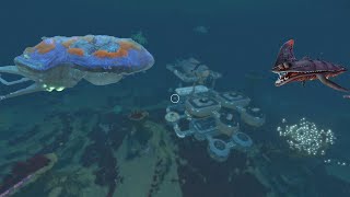 Subnautica  Building a grassy biome base [upl. by Suolevram]