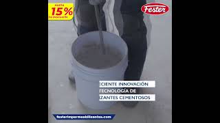 Impermeabiliza terrazas jardineras y cisternas con Fester CR66 Fibre Force impermeabilizante [upl. by Hadden]