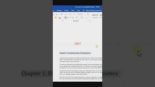 Use Of Cross Reference Feature In Ms Word [upl. by Hezekiah]