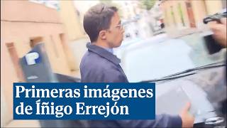 Primeras imágenes de Iñigo Errejón tras su dimisión y la denuncia de Elisa Mouliaá [upl. by Barby]