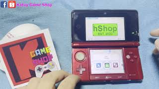 3hs h shop freeshop for 3ds การใช้งานเบื้องต้น [upl. by Uase]