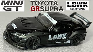 MINI GT 236 LB★WORKS TOYOTA GR SUPRA BLACK LHD MGT00236L TSM MODEL SCALE 164 MINIATURE CAR [upl. by Steward318]