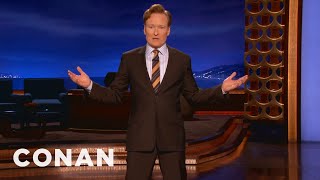 CONAN Monologue 011614  CONAN on TBS [upl. by Ecyned490]