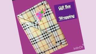 Gift Box Wrapping Unique l Diy gift box wrapping l diy craft craft ideas [upl. by Ssor]