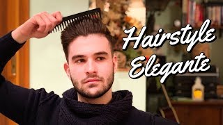 Come Pettinare i Capelli Per le Feste  Capelli Uomo Eleganti [upl. by Kellina]