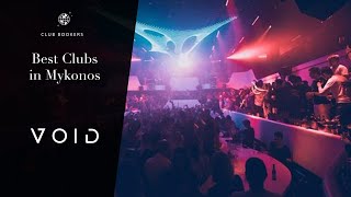 VOID  Best Night Clubs In Mykonos 2023  Club Bookers [upl. by Anaigroeg]