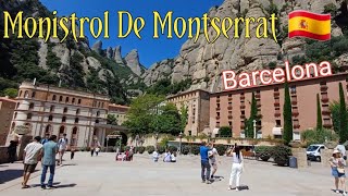 Monistrol De Montserrat Spain 🇪🇸 Barcelona 2nd part New side Barcelona [upl. by Nonnahsal]