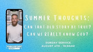 August 4th SUMMER SUNDAY SERVICE 2024 1030am [upl. by Belloir]