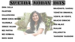 Swetha Mohan  Songs Tamil  Tamil Hits  Melody Songs  Swetha Mohan  Tamil Songs  Love Songs [upl. by Fairfax580]