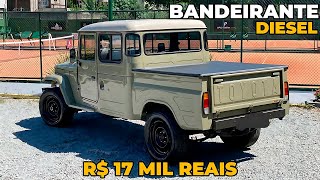 TOYOTA BANDEIRANTE A DIESEL À VENDA POR APENAS 17 MIL REAIS [upl. by Aihtyc789]