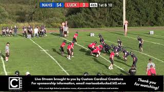 Middle School Football Luck vs New Auburn [upl. by Nnaed]