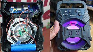 How to repair KTS 1057 Bluetooth MP3 player in Urduhindi [upl. by Anaeirb]