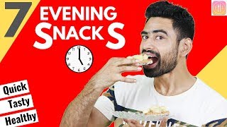 7 Quick amp Healthy Evening Snacks For the Week Vegetarian [upl. by Morentz705]