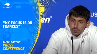 Alexei Popyrin Press Conference  2024 US Open Round 3 [upl. by Adnole]