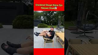 Enzoknol Sloopt Bijna Zijn Nieuwe Stoel😱 shorts enzoknol [upl. by Arbma725]