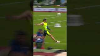 Simon Ehammer Sets Decathlon Long Jump Record 🌍🏆  845m Leap Highlights [upl. by Albie10]