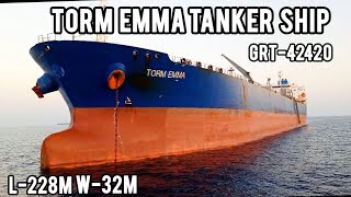 TORM EMMA SHIP  BIGGEST OIL TANKER SHIP  MERCHANT NAVY SHIP LIVE SEAWORLD96  SeaWorld96 [upl. by Aizirk]