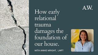 How early relational trauma damages the foundation of our house [upl. by Nomelihp751]