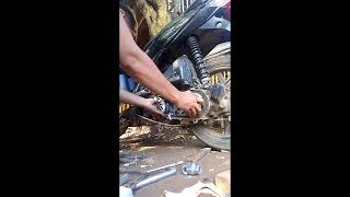 Honda beat fi clutch lining change [upl. by Aedni]