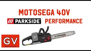 motosega parkside performance 40v [upl. by Tadich]