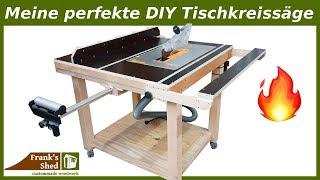 Meine perfekte DIY Tischkreissäge 🔥 Werkstatt einrichten amp selber bauen  Bauanleitung [upl. by Alon29]