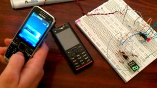 DTMF remote control system over GSM  Sistem controlat la distanta prin DTMF  GSM [upl. by Aeneas806]