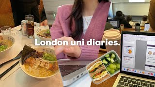 London uni vlog📔 busy term 2 lab amp lectures lots of studying [upl. by Krein]