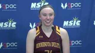 2024 NSIC Womens Basketball Tournament Post Game Press Conference  UMD Quarterfinal [upl. by Quintin]