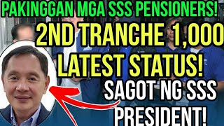 ✅SSS ALERT 2ND TRANCHE 1K PENSION INCREASE LATEST UPDATE MAY 2024 [upl. by Rosabel]