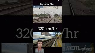 Scmaglev vs Gatimaan experience shorts virat😱🚄youtube subscribe shorts video 😱🚄 [upl. by Marris]