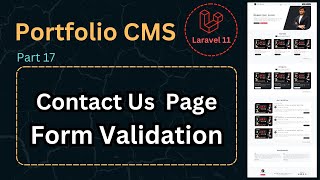 Laravel 11 Project Professional Portfolio CMS with Courses Projects amp Blogs  Part 17 [upl. by Baal]