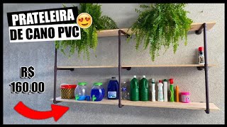 Como fazer Prateleiras de Cano PVC diy [upl. by Aizitel747]