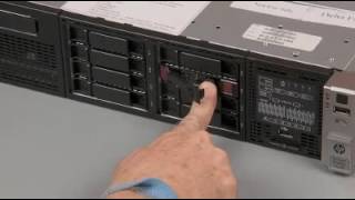 HP ProLiant DL380p Gen8 Server FRU RemoveReplace HDD [upl. by Wye]