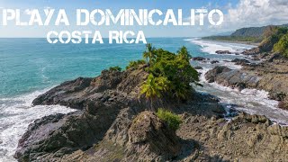 Playa Dominicalito Dominical Costa Rica  Cinematic Drone DJI Mini 3 Pro [upl. by Ailehpo809]