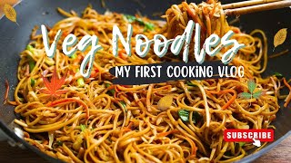 Veg Noodles Recipe in HindiUrdu  Veg Chowmein  Hakka Noodles  Quick Easy Homemade [upl. by Thurmann112]